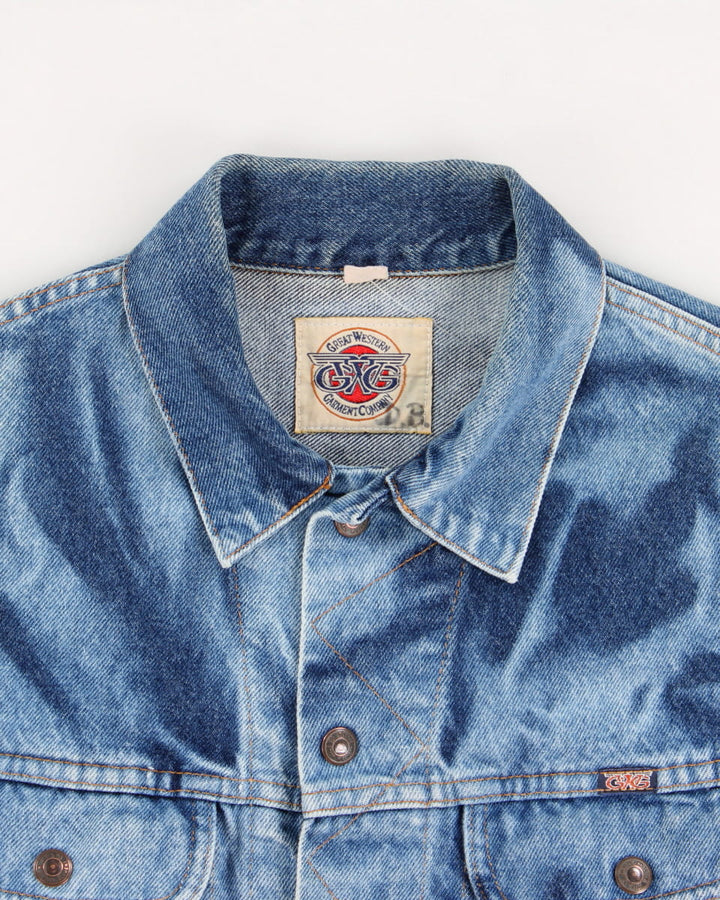 Vintage 90s Stone Washed GWG Denim Jacket - M