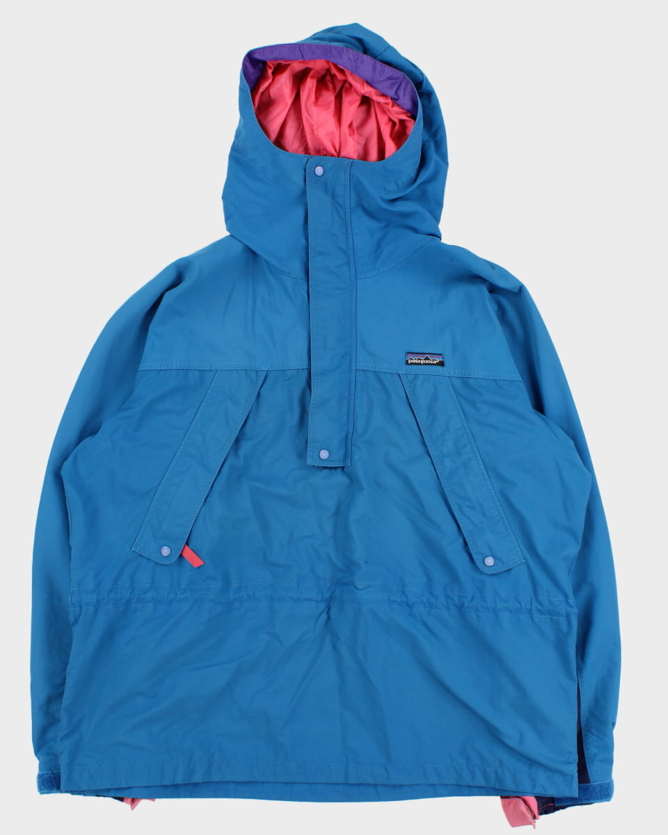 Vintage Blue 90s Patagonia Pullover Jacket - L