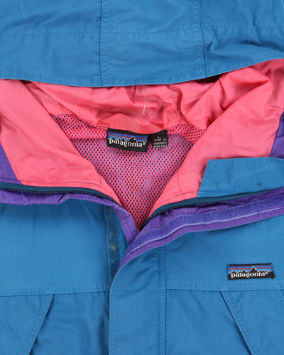 Vintage Blue 90s Patagonia Pullover Jacket - L