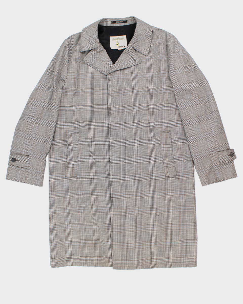 Vintage Croydon Avant Garde Houndstooth Coat - XL