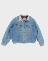 Vintage 80s Lee Storm Rider Denim Jacket - XL