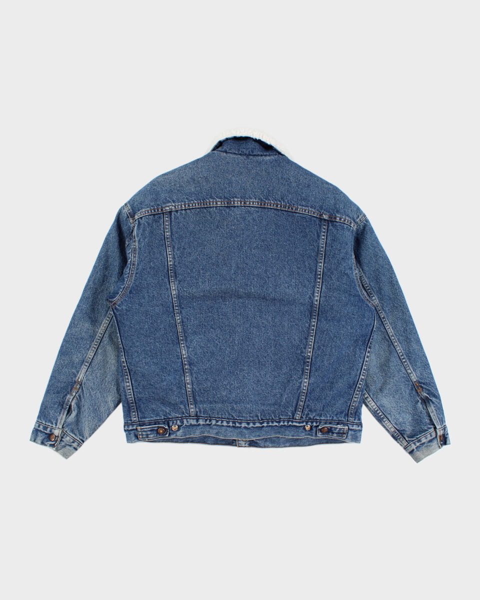 Vintage 80s Levi's Fleece Lined Denim Jacket - L