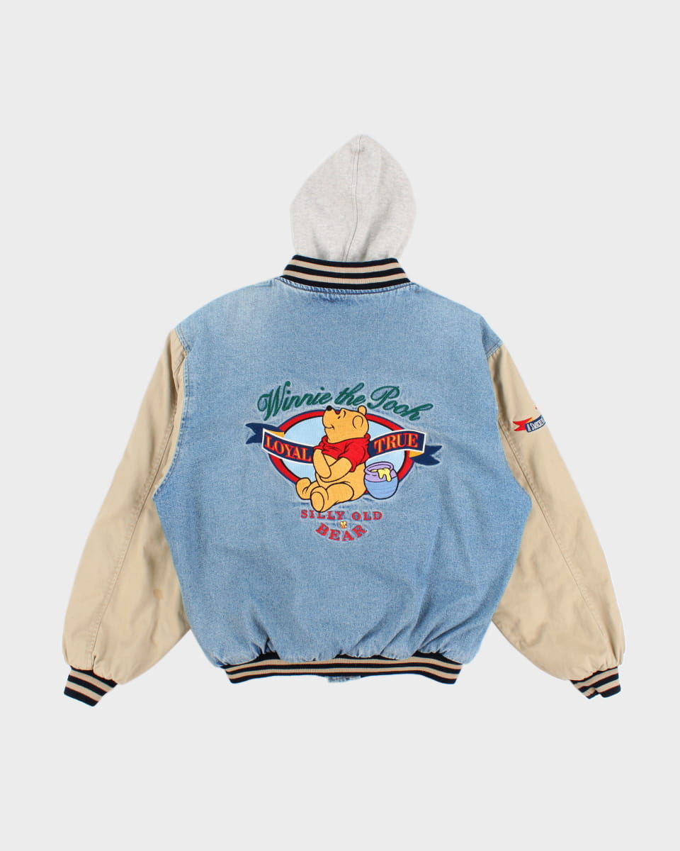 Vintage 90s Disney Winnie The Pooh Varsity Jacket - L