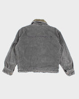 Y2K 00s Diesel Fleece Collared Corduroy Jacket - L