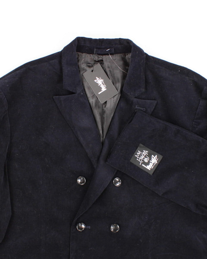 Stussy x No Vacancy Inn Blue Corduroy Blazer - XL