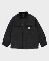 Vintage 00s Carhartt Black Canvas Workwear Jacket - L