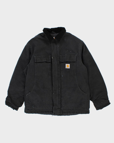 Vintage 00s Carhartt Black Canvas Workwear Jacket - L