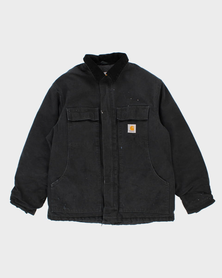 Vintage 00s Carhartt Black Canvas Workwear Jacket - L