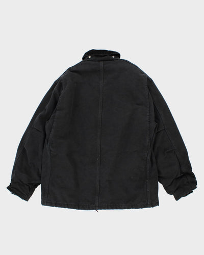 Vintage 00s Carhartt Black Canvas Workwear Jacket - L