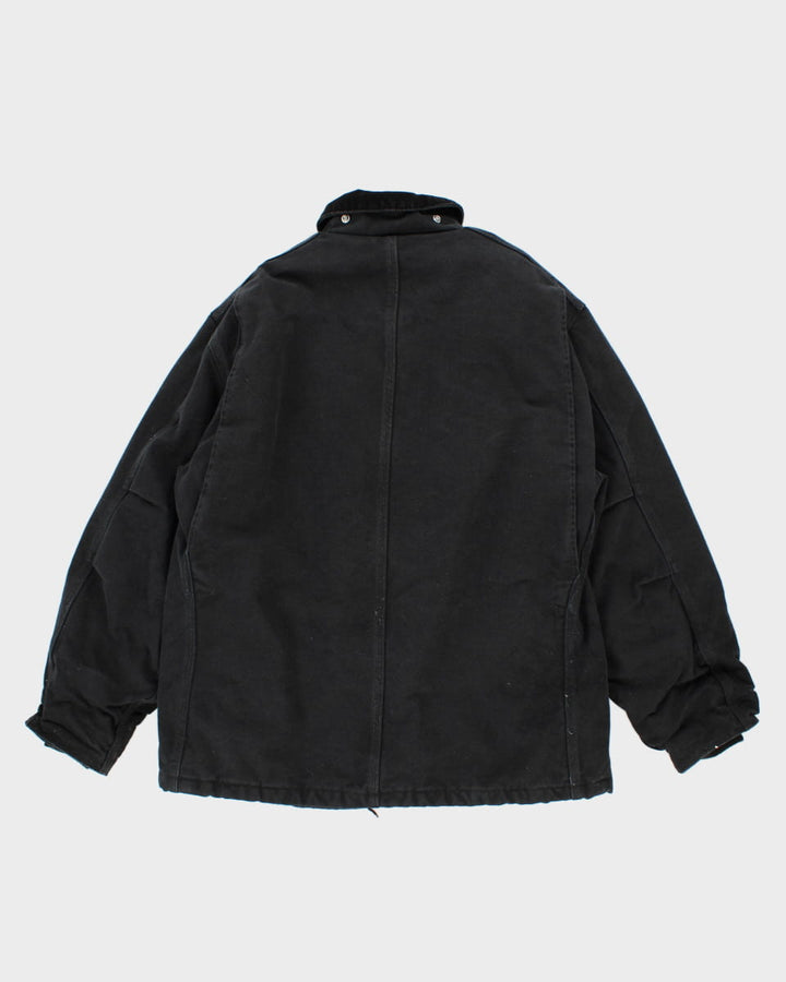 Vintage 00s Carhartt Black Canvas Workwear Jacket - L