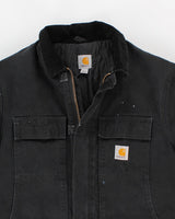 Vintage 00s Carhartt Black Canvas Workwear Jacket - L