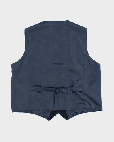 Vintage Suede Colour Block Vest - L