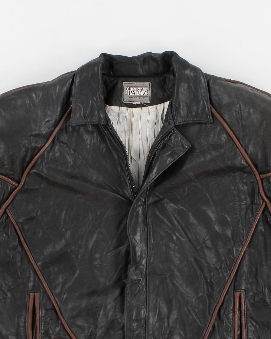 Vintage 90s Originaux Par Pablo Leather Jacket - XL