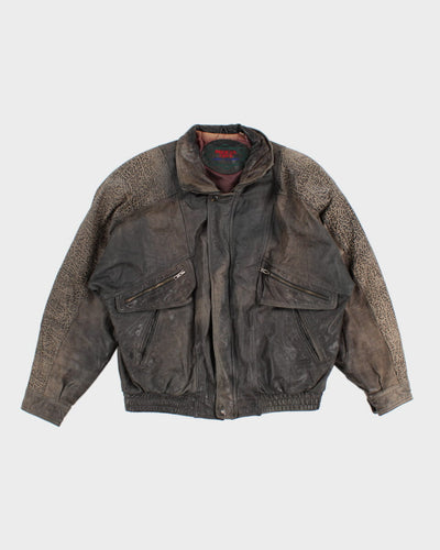 Vintage Pelican Cove Chunky Leather Jacket - M