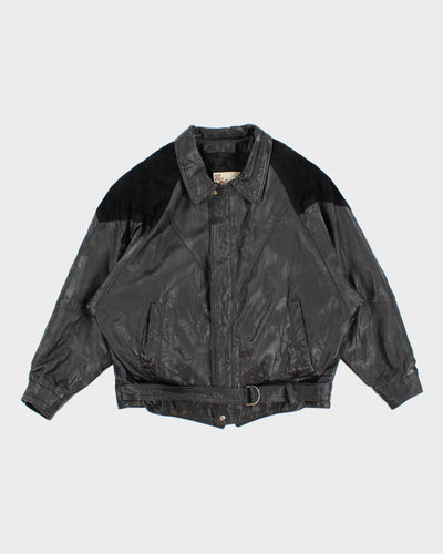 Vintage Le Village Du Cuir Leather Jacket - XL