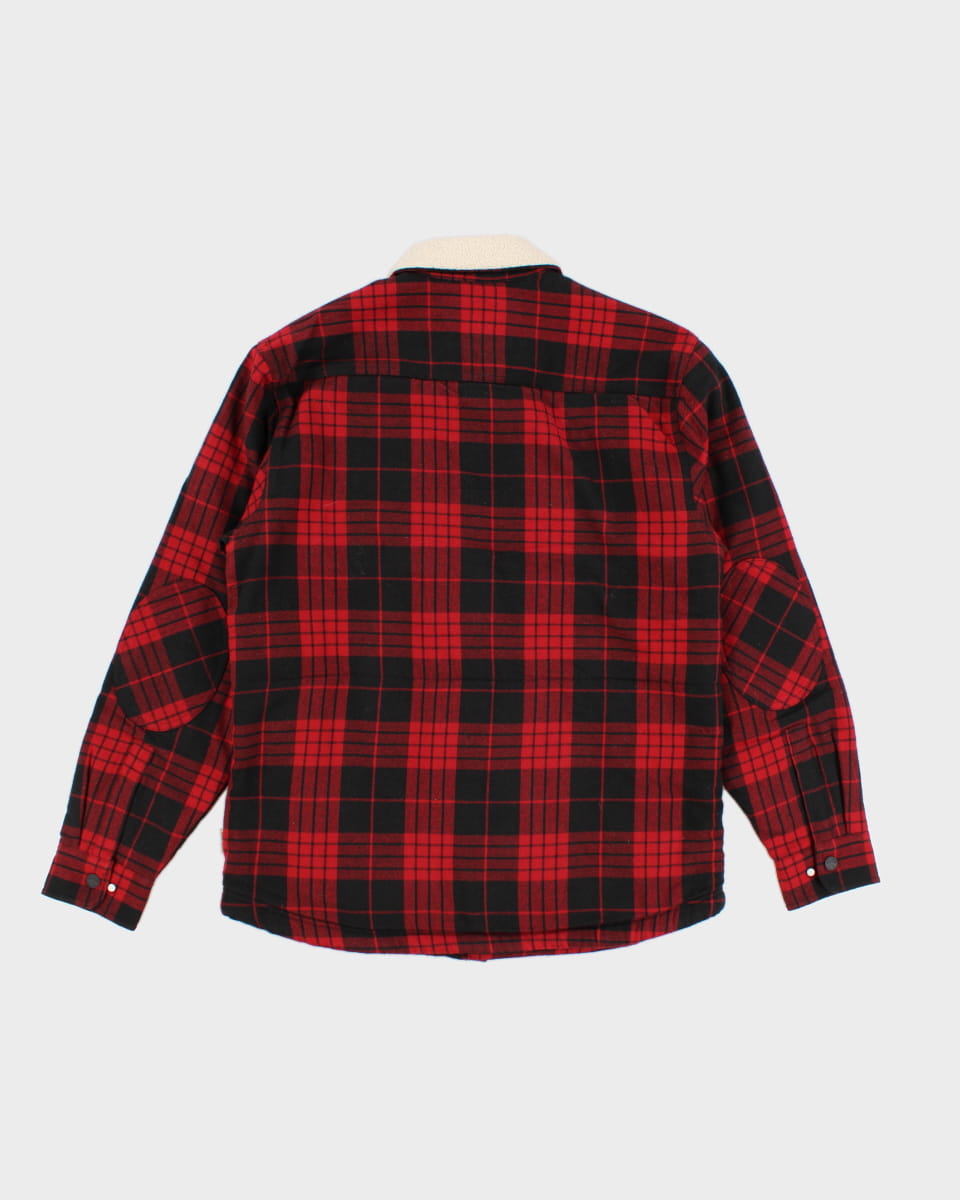 Winder River Fleece Lined Plaid Shacket - M