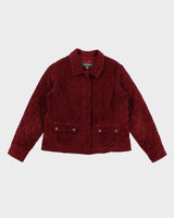 Eddie Bauer Red Corduroy Jacket - L