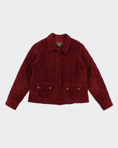 Eddie Bauer Red Corduroy Jacket - L