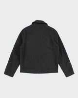 Vintage 90s DKNY Wool Blend Harrington Jacket - S