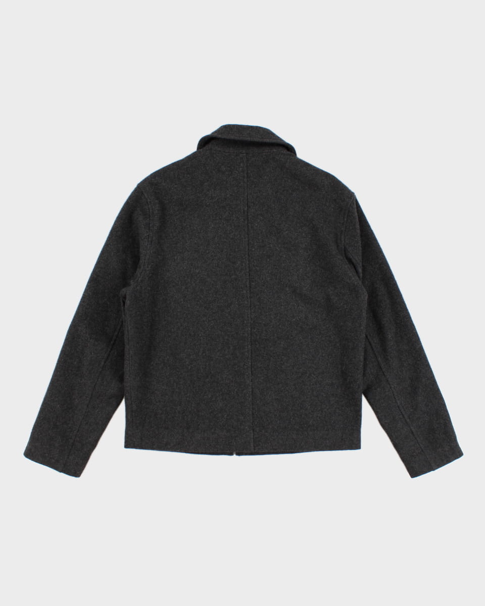 Vintage 90s DKNY Wool Blend Harrington Jacket - S