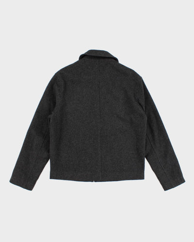 Vintage 90s DKNY Wool Blend Harrington Jacket - S