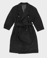 90's Men's Hugo Boss Long Winter Coat - L - XL