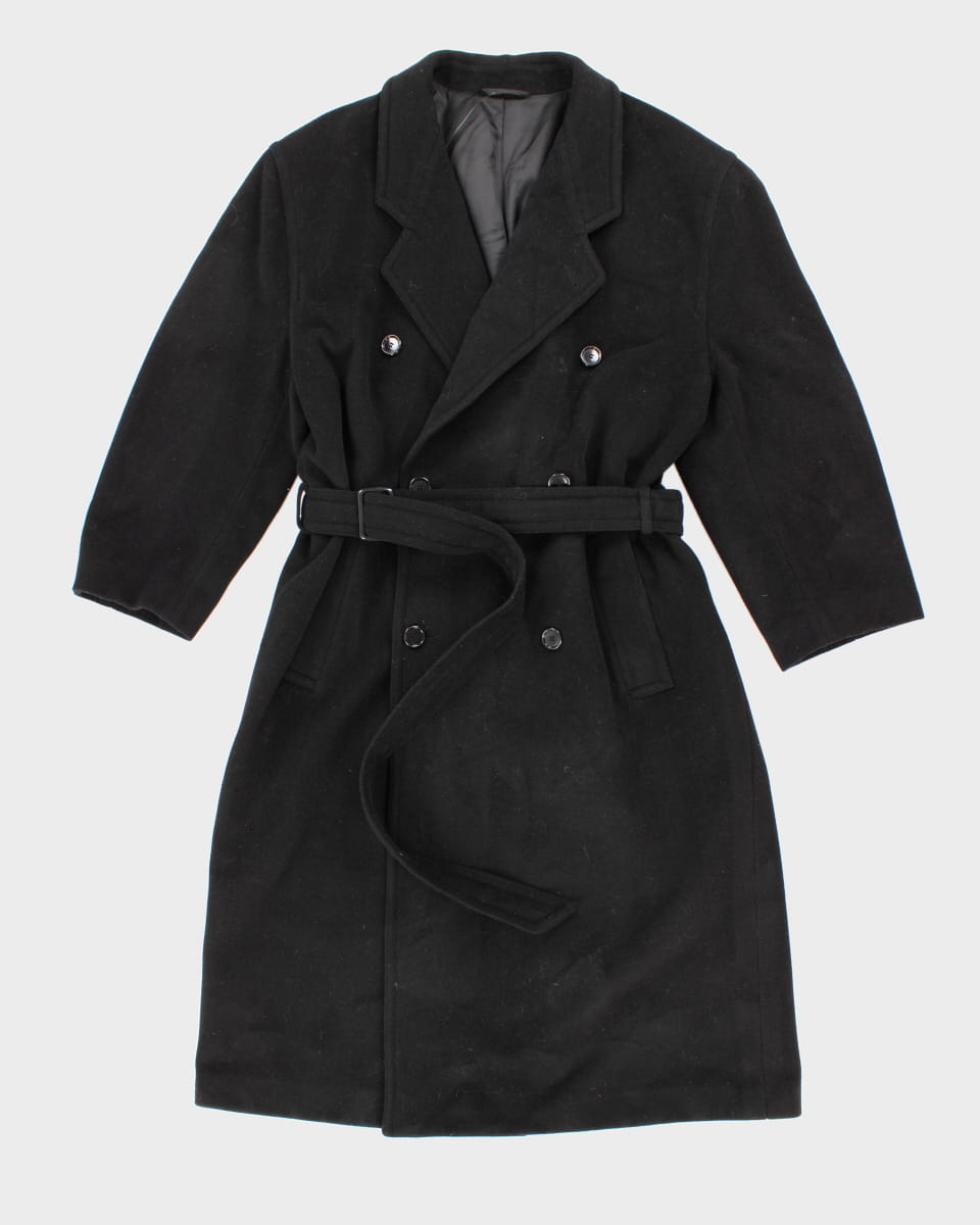 90's Men's Hugo Boss Long Winter Coat - L - XL