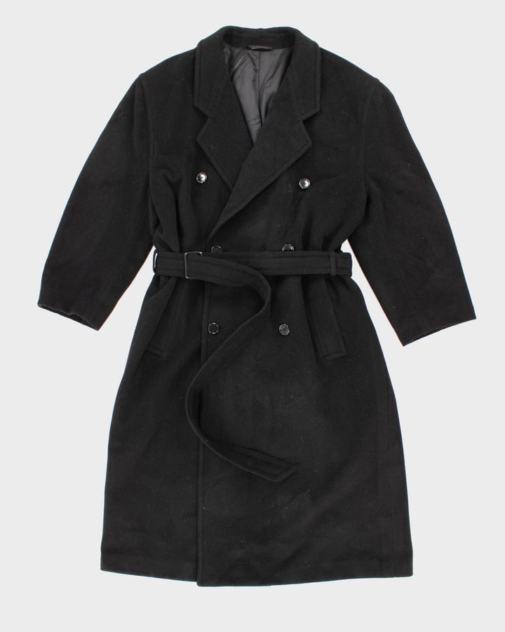 90's Men's Hugo Boss Long Winter Coat - L - XL