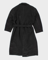 90's Men's Hugo Boss Long Winter Coat - L - XL