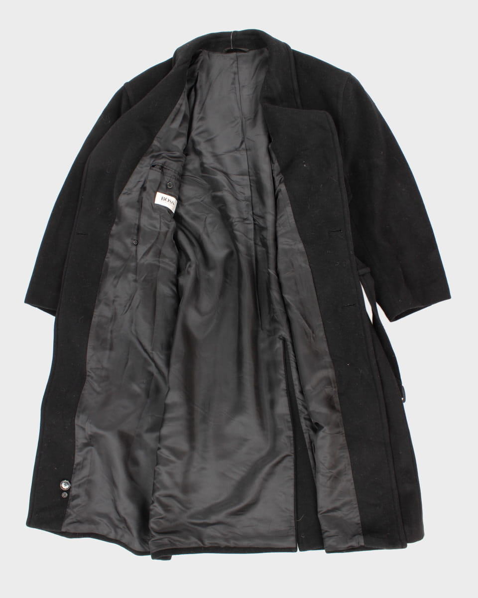 90's Men's Hugo Boss Long Winter Coat - L - XL