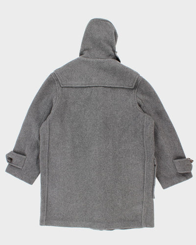 Men's Grey Burberry Heavy Winter Coat - L XL