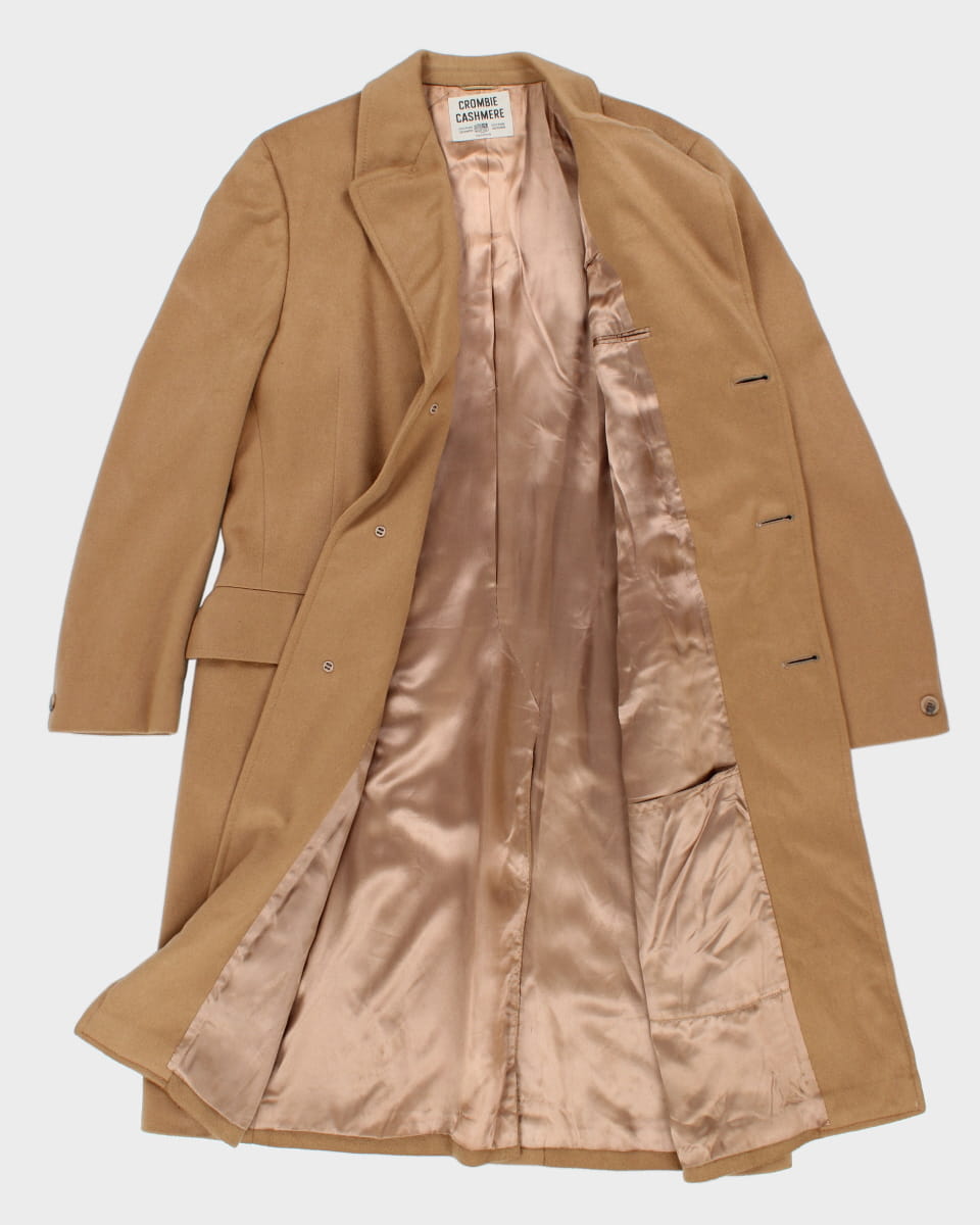 Vintage Men's Pure Cashmere Winter Coat - XL