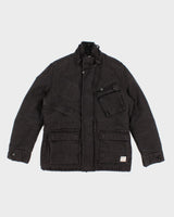 G-Star Raw Chunky Insulated Faded Black Denim Jacket - M