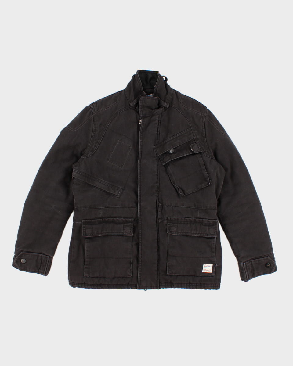 G-Star Raw Chunky Insulated Faded Black Denim Jacket - M
