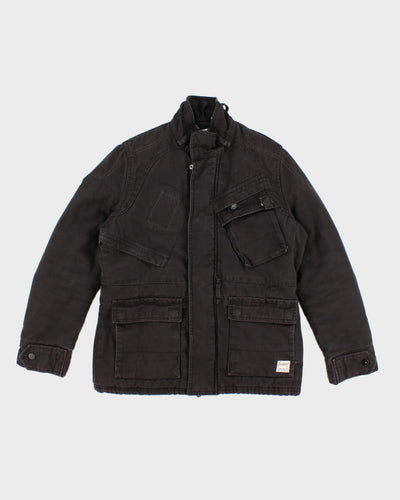 G-Star Raw Chunky Insulated Faded Black Denim Jacket - M