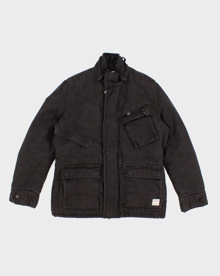 G-Star Raw Chunky Insulated Faded Black Denim Jacket - M