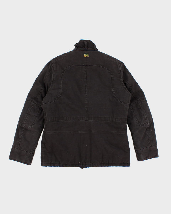 G-Star Raw Chunky Insulated Faded Black Denim Jacket - M