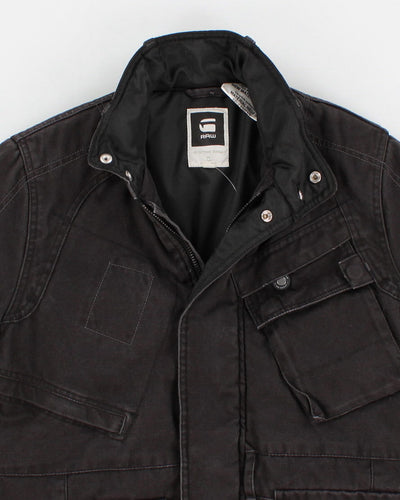 G-Star Raw Chunky Insulated Faded Black Denim Jacket - M