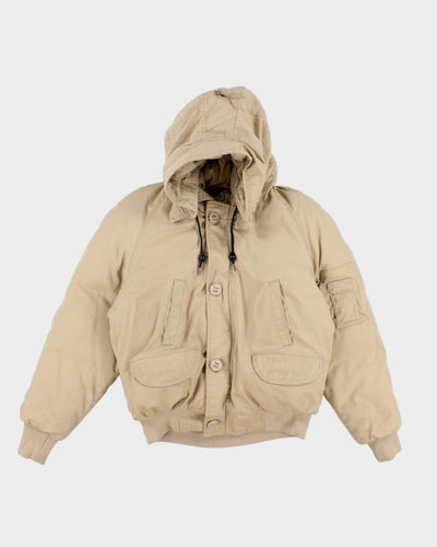 Vintage Hooded Rough Rider Puffer Jacket - L