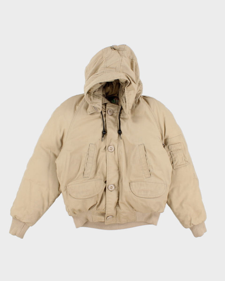 Vintage Hooded Rough Rider Puffer Jacket - L