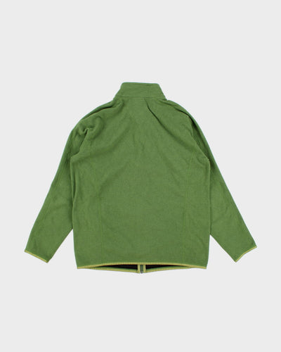 Men's Green Patagonia Fleece Zip Up - L
