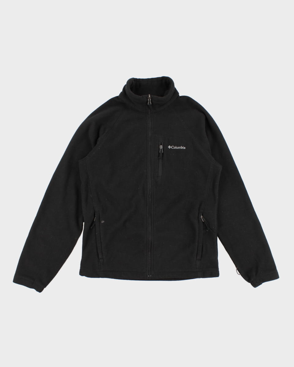 Men's Black Columbia Fleece Zip Up - S