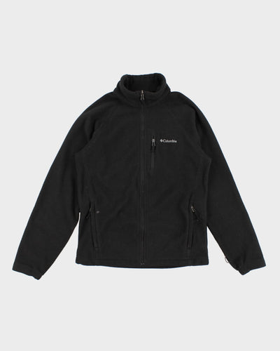 Men's Black Columbia Fleece Zip Up - S