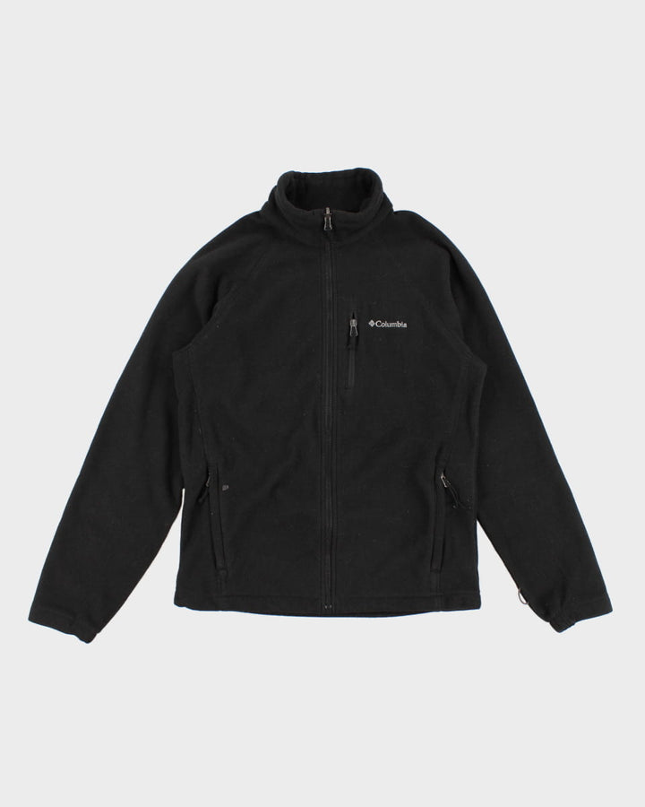Men's Black Columbia Fleece Zip Up - S