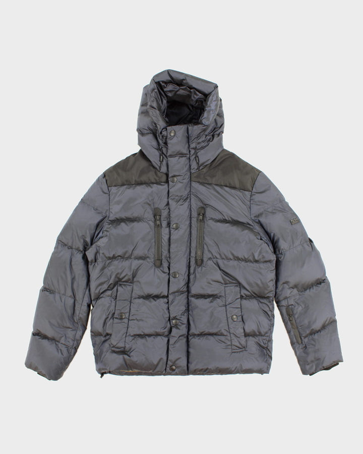Men's Navy Michael Kors Puffer Jacket - L