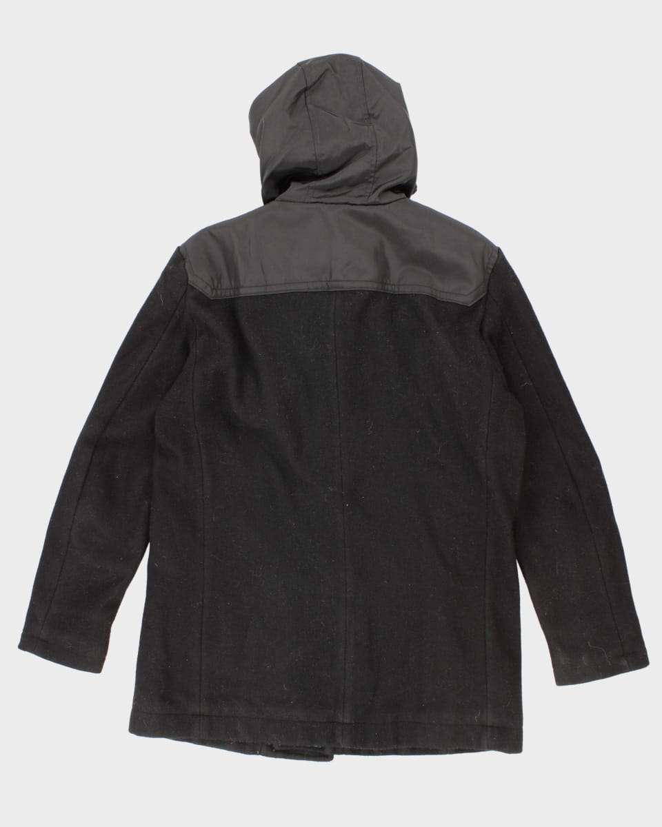 Diesel Hooded Wool Coat - XXL