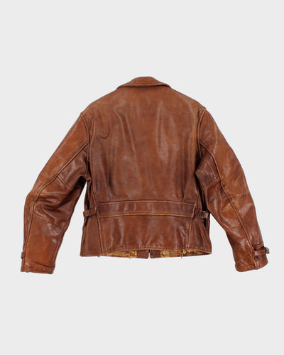 Vintage 30s Replica Aero Leather Co Horsehide Jacket - M