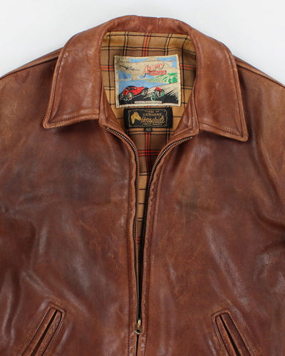 Vintage 30s Replica Aero Leather Co Horsehide Jacket - M