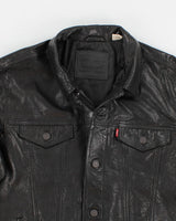 Levi's Leather Trucker Jacket - L