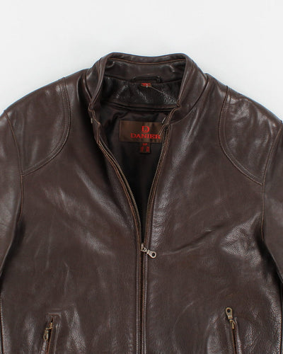 Danier Dreamy Brown Leather Jacket - M